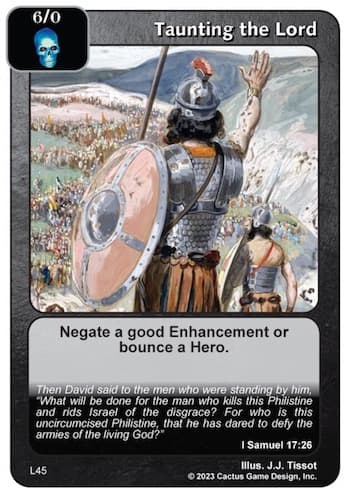 Taunting the Lord [L]
