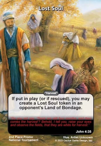 Lost Soul "Harvest" [John 4:35] [2023 - 2nd Place]