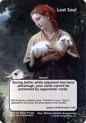 Lost Soul "Humble" [James 4:6 / Proverbs 3:34] [2022 - 3rd Place]