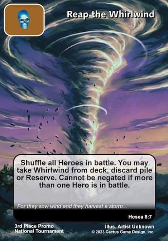 Reap the Whirlwind [2023 - 3rd Place]