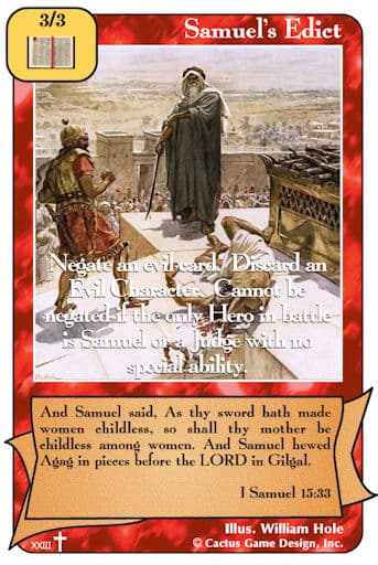 Samuel's Edict
