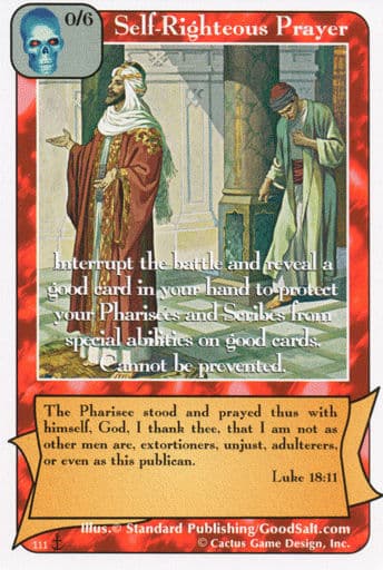 Self-Righteous Prayer