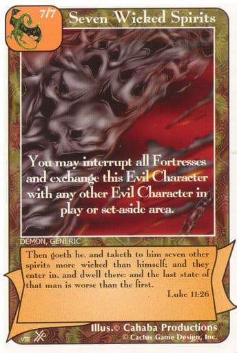 Seven Wicked Spirits