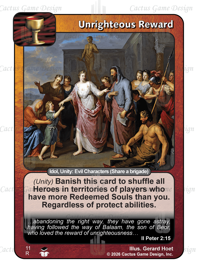 Unrighteous Reward