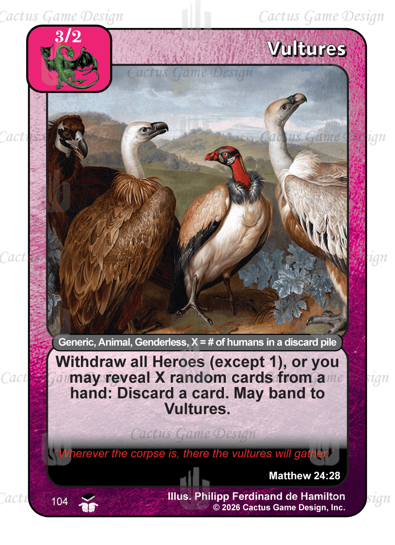 Vultures [4 birds]