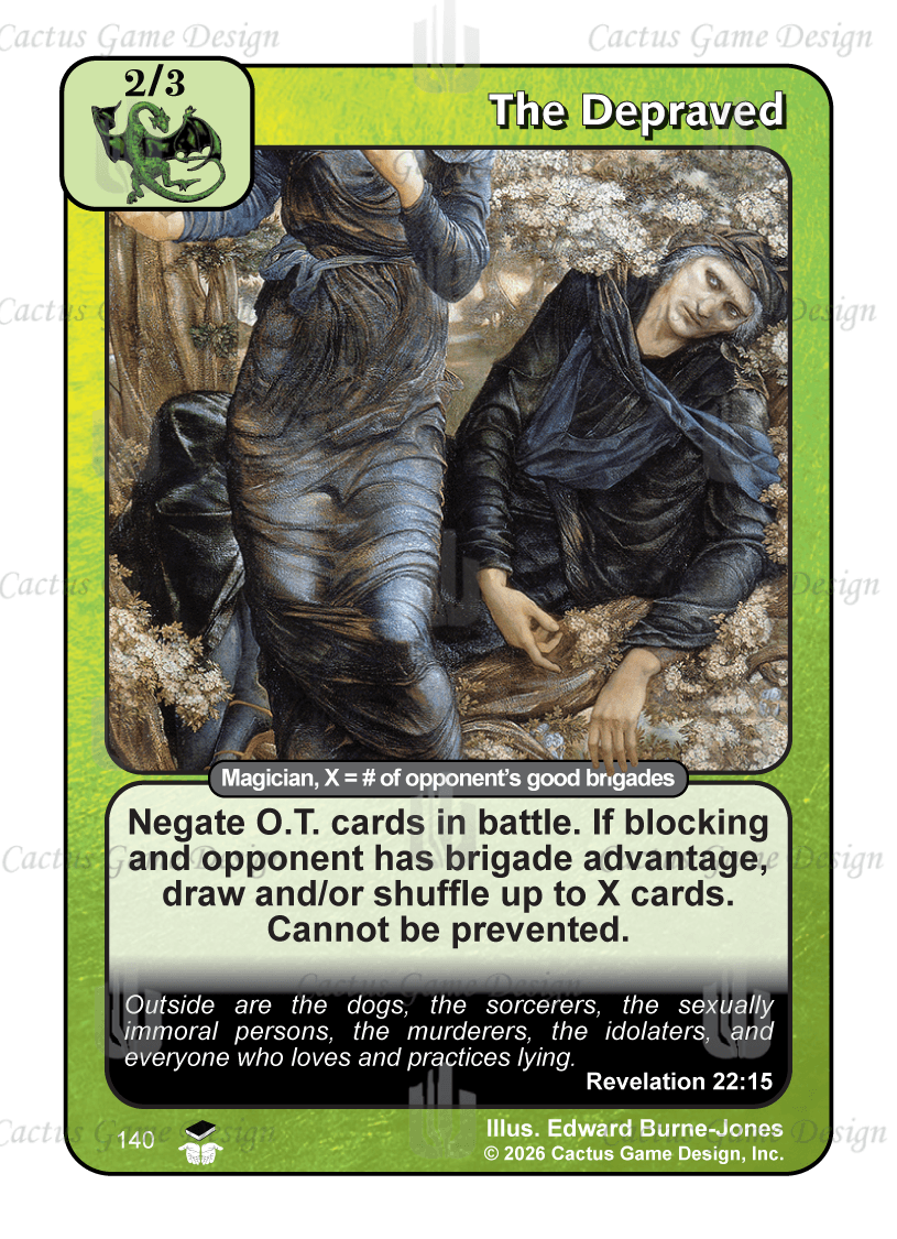The Depraved [pale green]