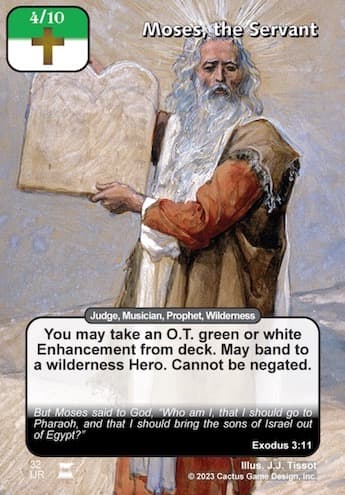 Moses, the Servant