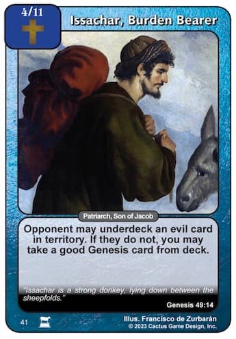 Issachar, Burden Bearer