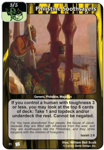 Philistine Soothsayers