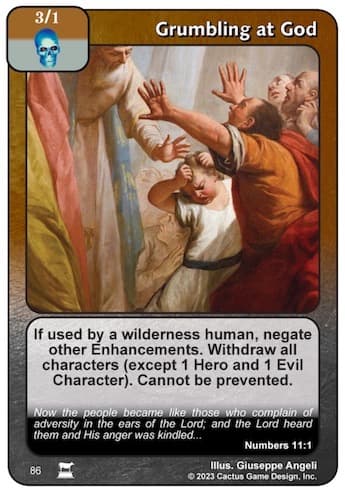 Grumbling at God