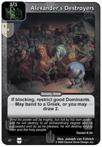 Alexander's Destroyers
