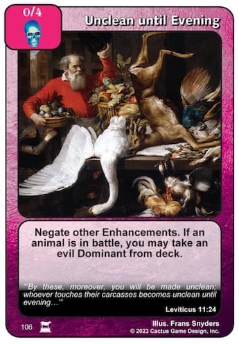 Unclean until Evening