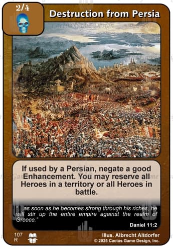 Destruction from Persia