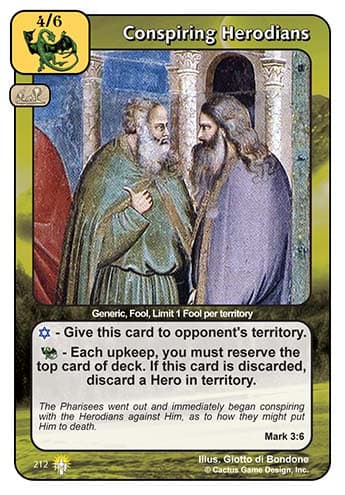 Conspiring Herodians (GoC)
