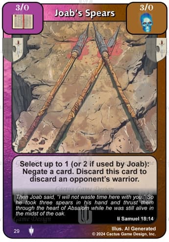 Joab's Spears
