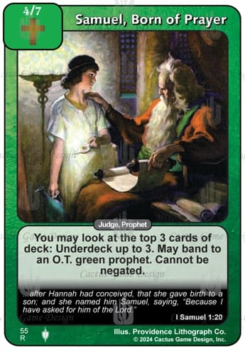 Samuel, Born of Prayer