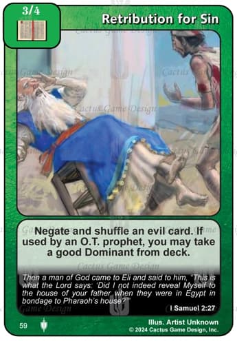 Retribution for Sin