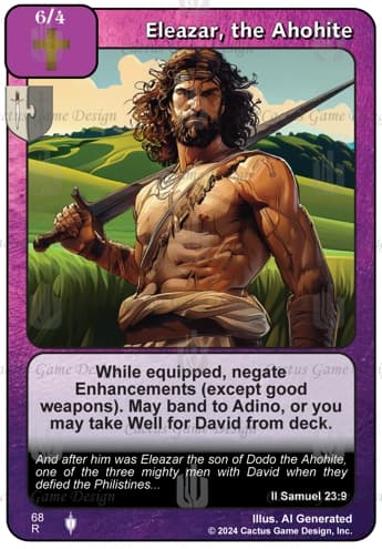 Eleazar, the Ahohite