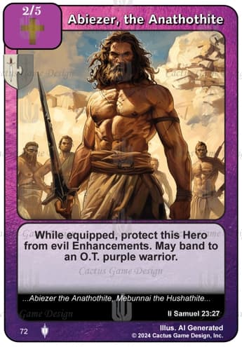 Abiezer, the Anathothite