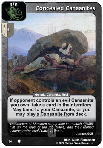 Concealed Canaanites