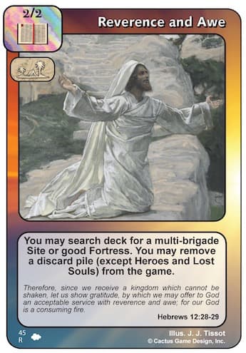 Reverence and Awe (CoW AB)