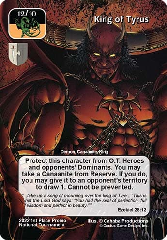 King of Tyrus (2022 - 1st Place)