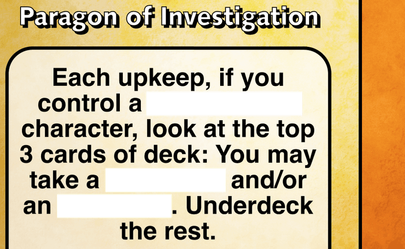Paragon of Investigation Teaser